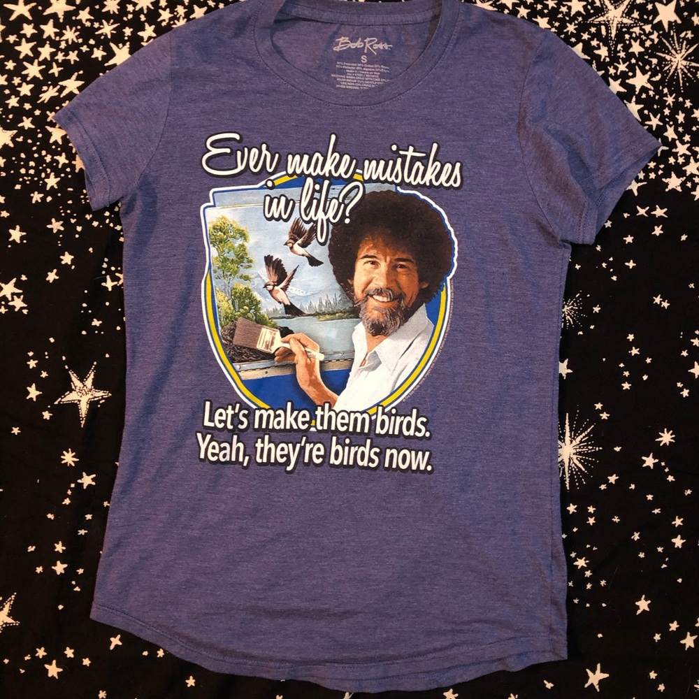 Bob Ross t shirt